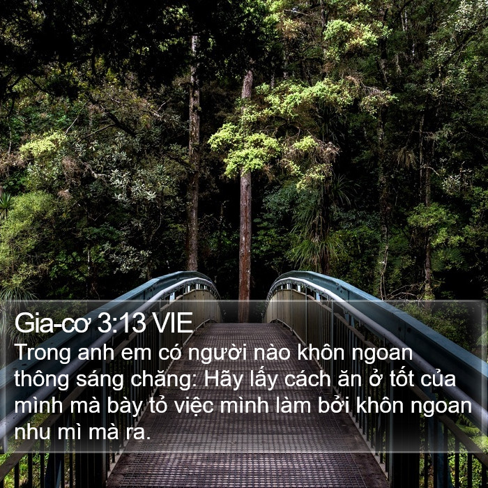 Gia-cơ 3:13 VIE Bible Study