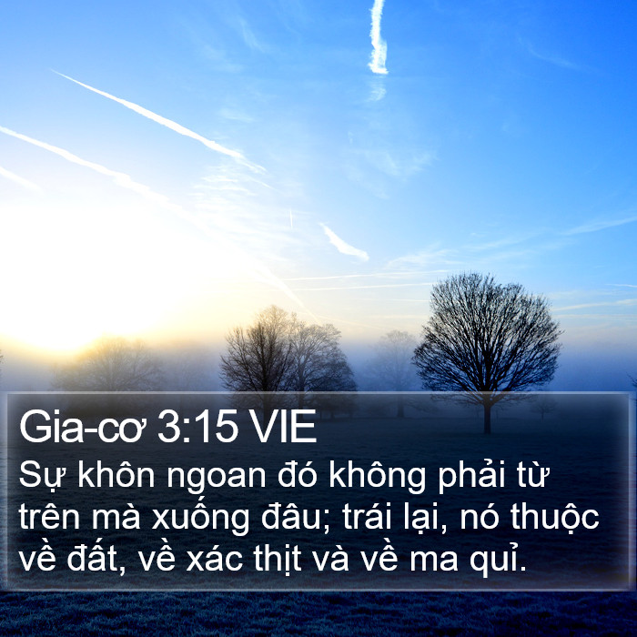 Gia-cơ 3:15 VIE Bible Study