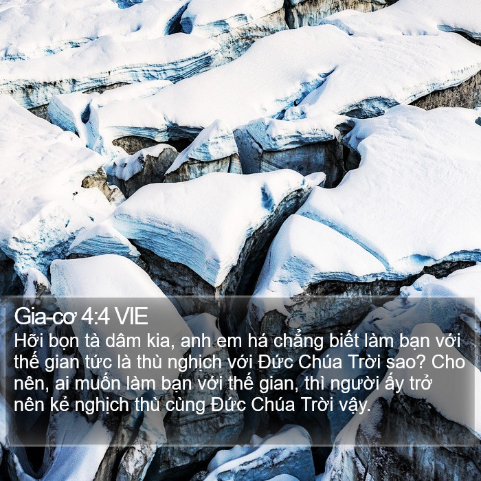 Gia-cơ 4:4 VIE Bible Study