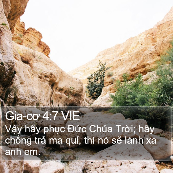 Gia-cơ 4:7 VIE Bible Study