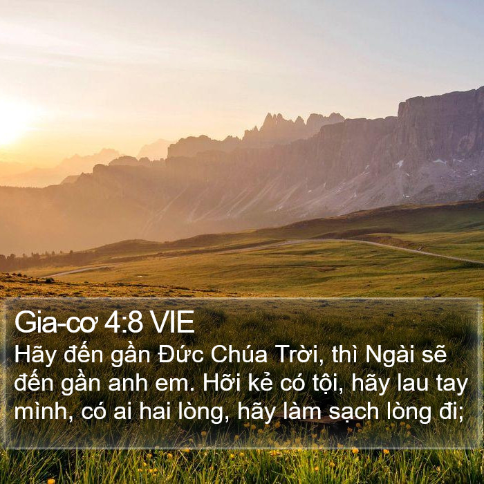 Gia-cơ 4:8 VIE Bible Study