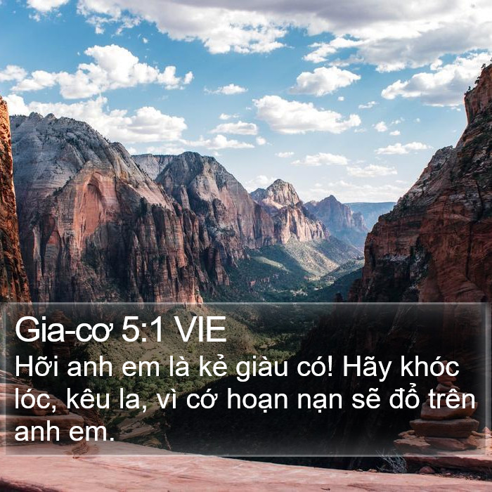 Gia-cơ 5:1 VIE Bible Study