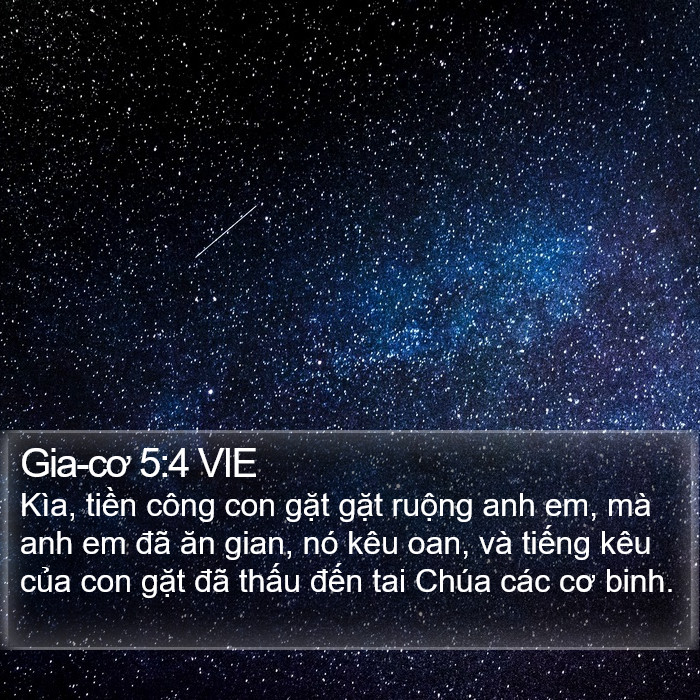 Gia-cơ 5:4 VIE Bible Study