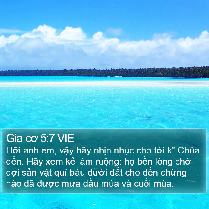 Gia-cơ 5:7 VIE Bible Study