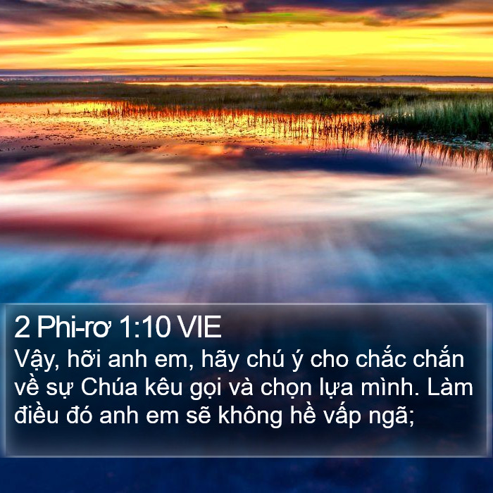 2 Phi-rơ 1:10 VIE Bible Study