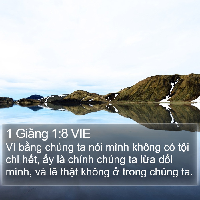 1 Giăng 1:8 VIE Bible Study