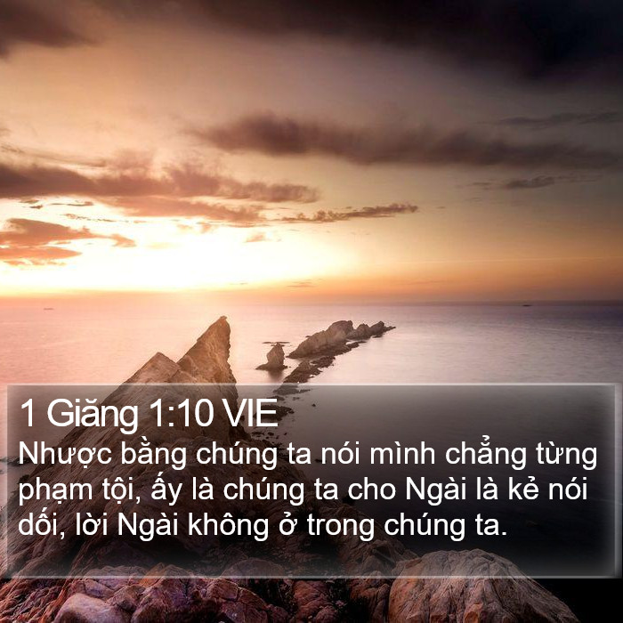 1 Giăng 1:10 VIE Bible Study