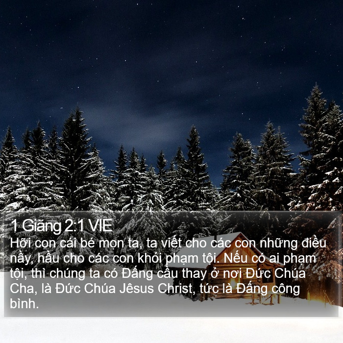 1 Giăng 2:1 VIE Bible Study
