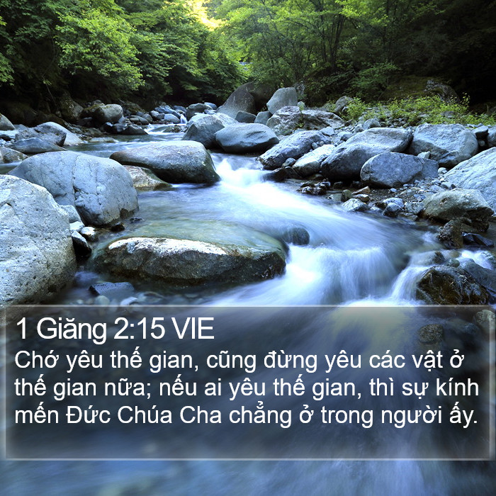 1 Giăng 2:15 VIE Bible Study