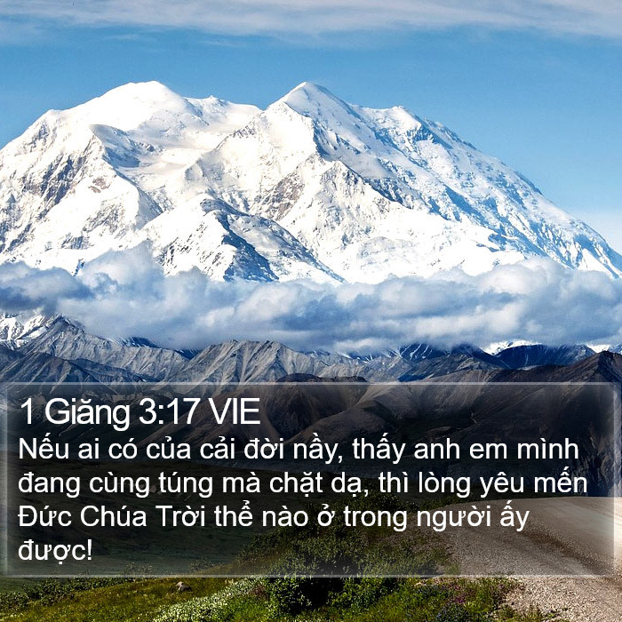 1 Giăng 3:17 VIE Bible Study