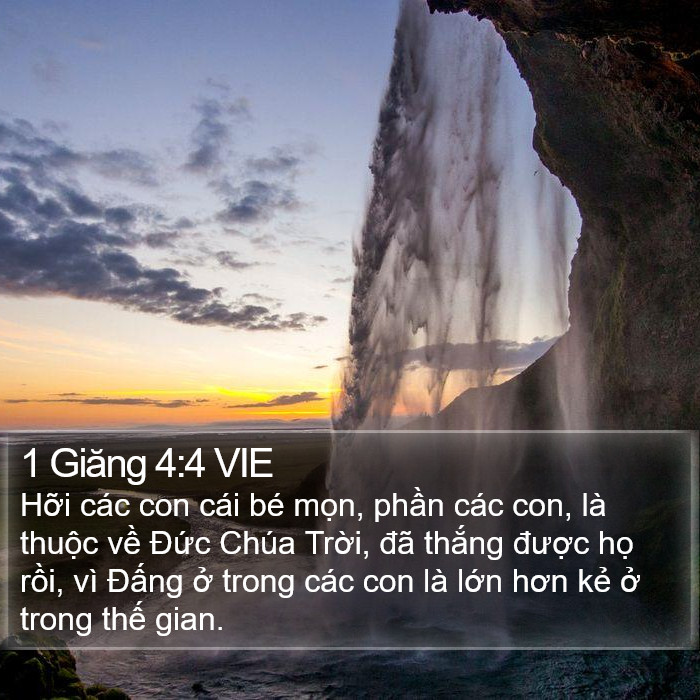 1 Giăng 4:4 VIE Bible Study
