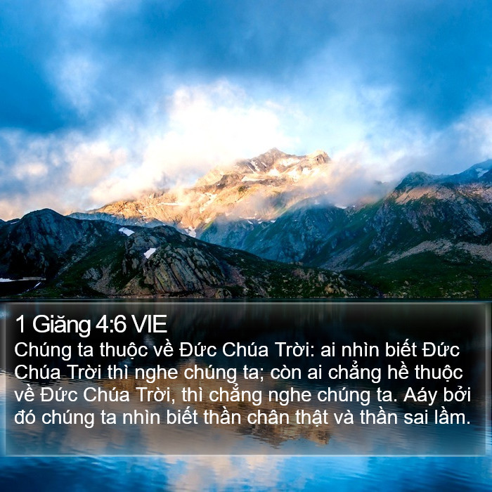 1 Giăng 4:6 VIE Bible Study