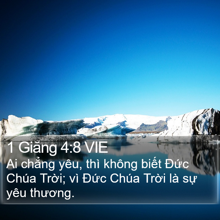 1 Giăng 4:8 VIE Bible Study