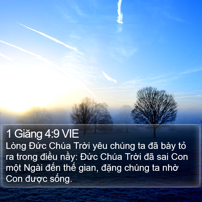 1 Giăng 4:9 VIE Bible Study