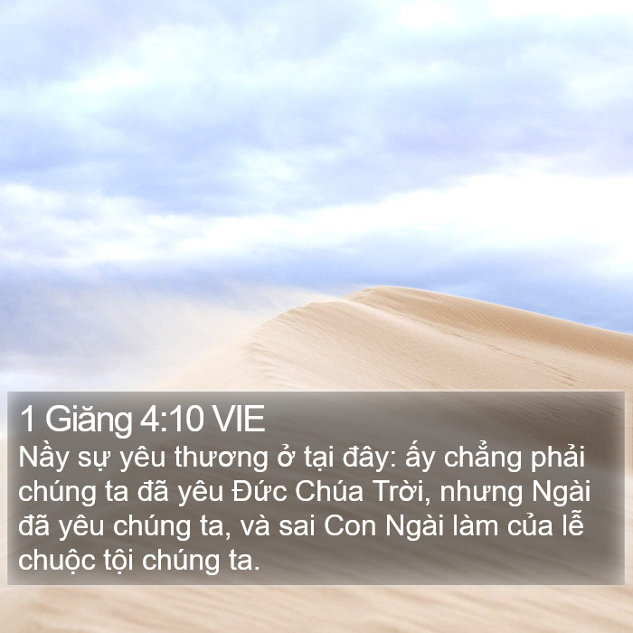 1 Giăng 4:10 VIE Bible Study