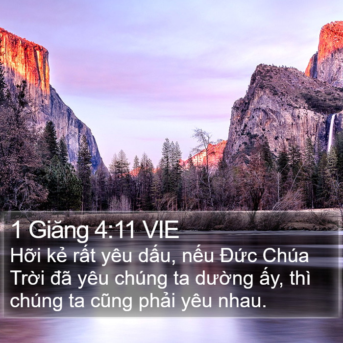 1 Giăng 4:11 VIE Bible Study