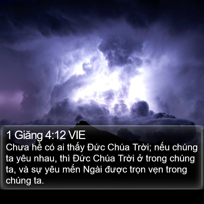 1 Giăng 4:12 VIE Bible Study