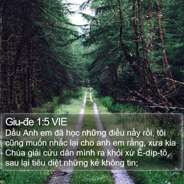 Giu-đe 1:5 VIE Bible Study