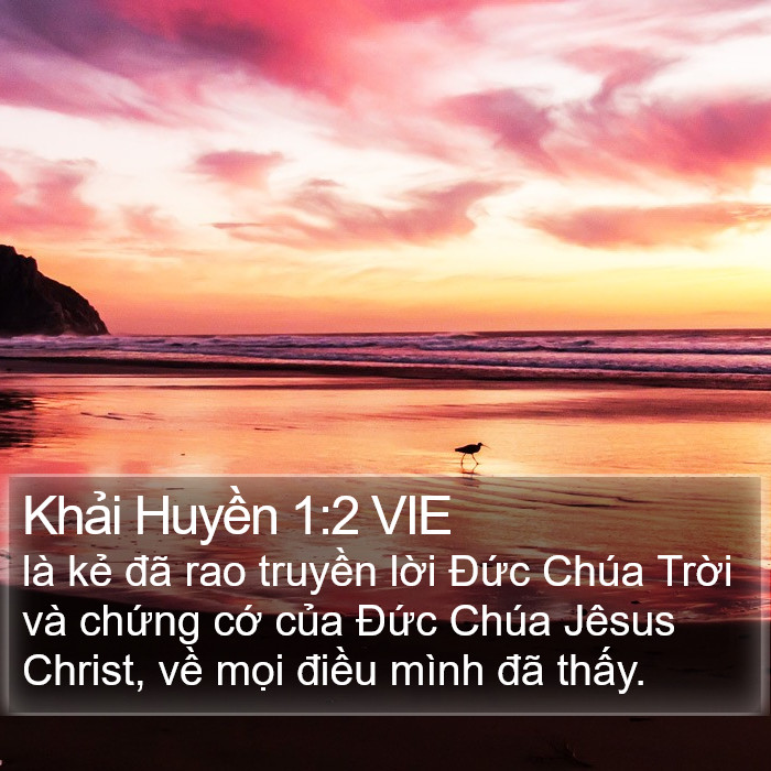 Khải Huyền 1:2 VIE Bible Study