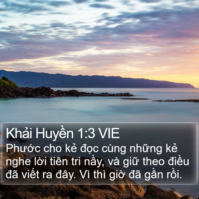 Khải Huyền 1:3 VIE Bible Study