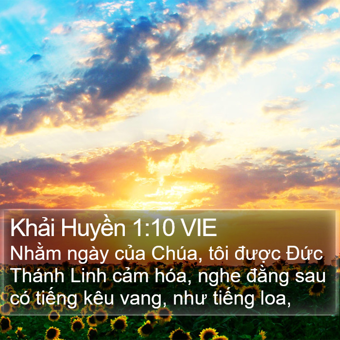 Khải Huyền 1:10 VIE Bible Study