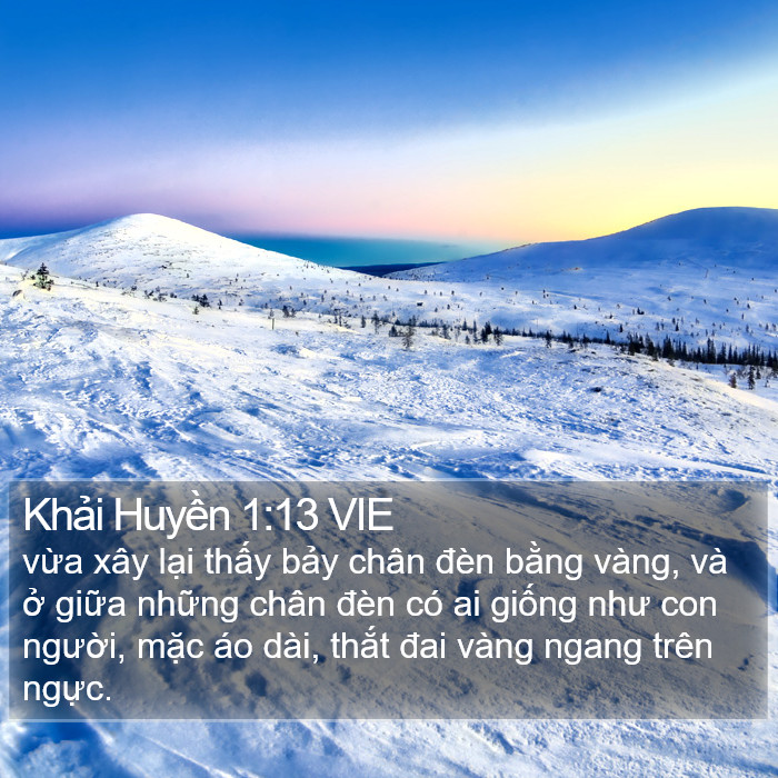 Khải Huyền 1:13 VIE Bible Study