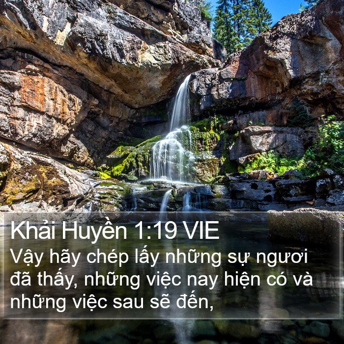 Khải Huyền 1:19 VIE Bible Study