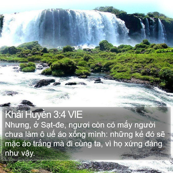 Khải Huyền 3:4 VIE Bible Study