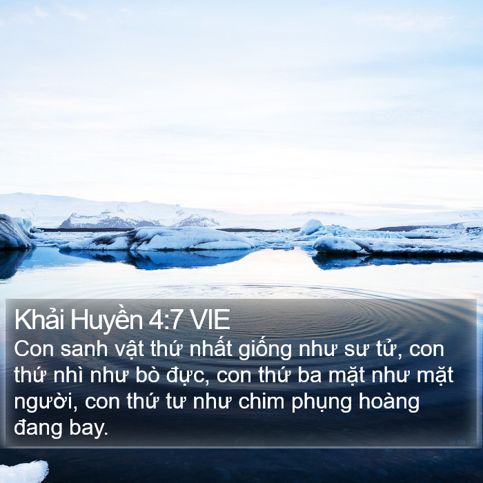 Khải Huyền 4:7 VIE Bible Study