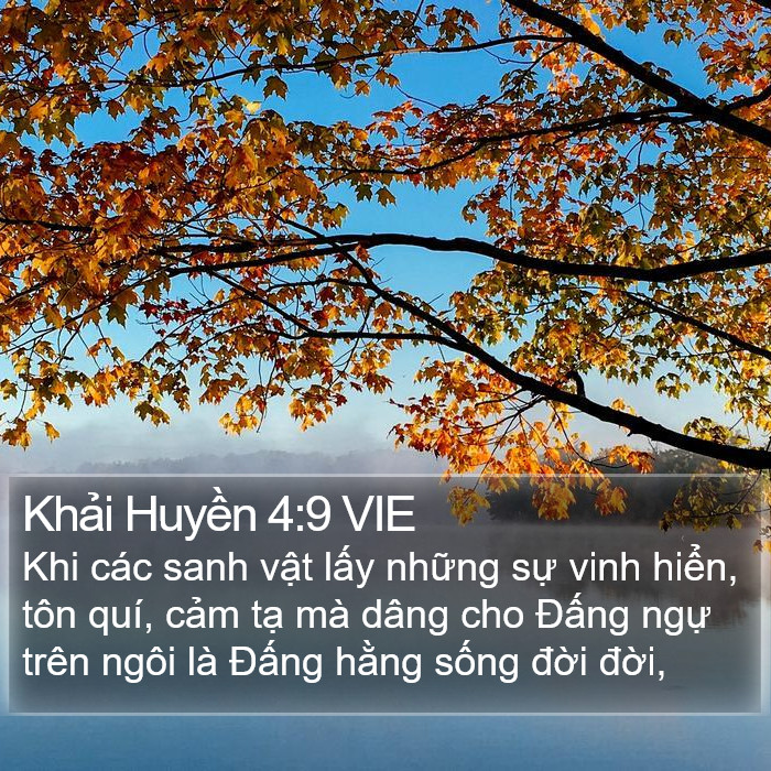 Khải Huyền 4:9 VIE Bible Study