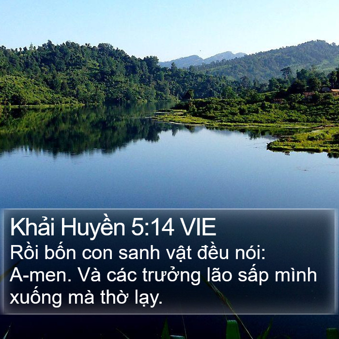 Khải Huyền 5:14 VIE Bible Study