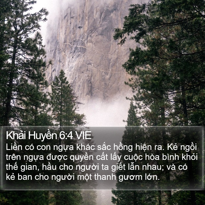 Khải Huyền 6:4 VIE Bible Study