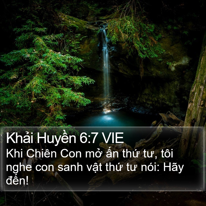 Khải Huyền 6:7 VIE Bible Study