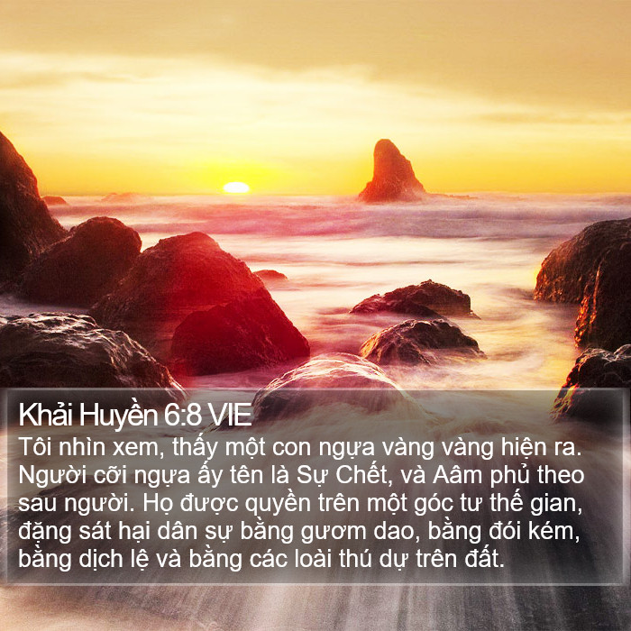 Khải Huyền 6:8 VIE Bible Study