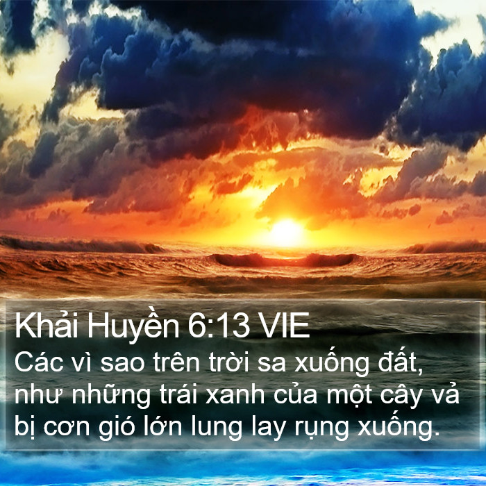 Khải Huyền 6:13 VIE Bible Study