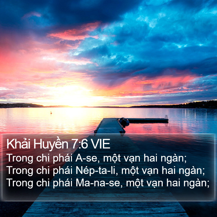 Khải Huyền 7:6 VIE Bible Study