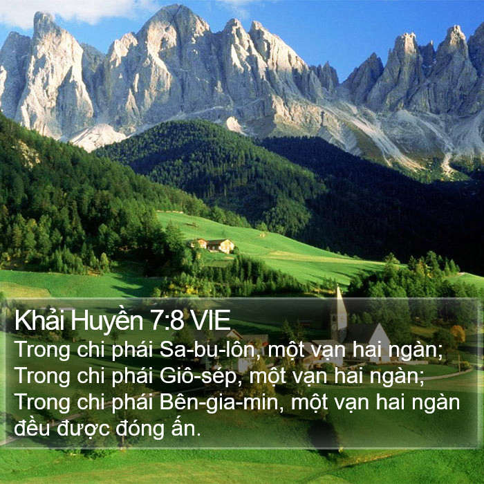 Khải Huyền 7:8 VIE Bible Study