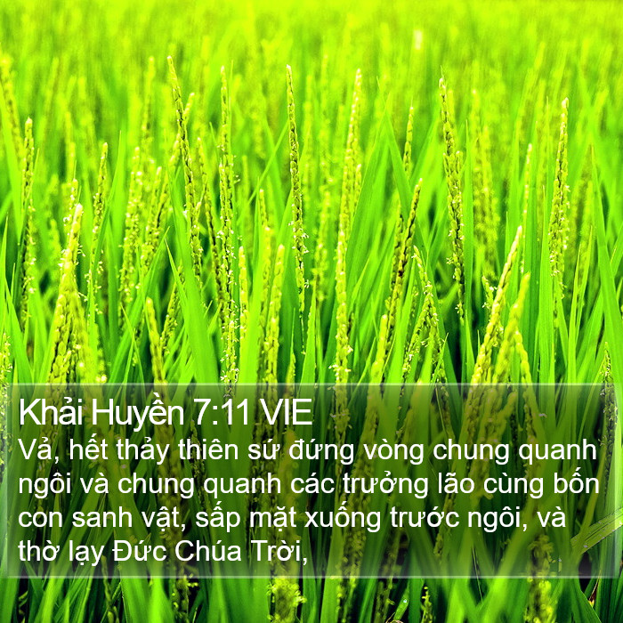 Khải Huyền 7:11 VIE Bible Study