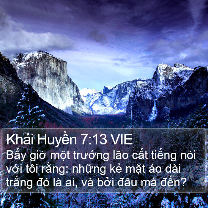 Khải Huyền 7:13 VIE Bible Study