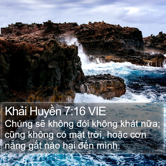 Khải Huyền 7:16 VIE Bible Study