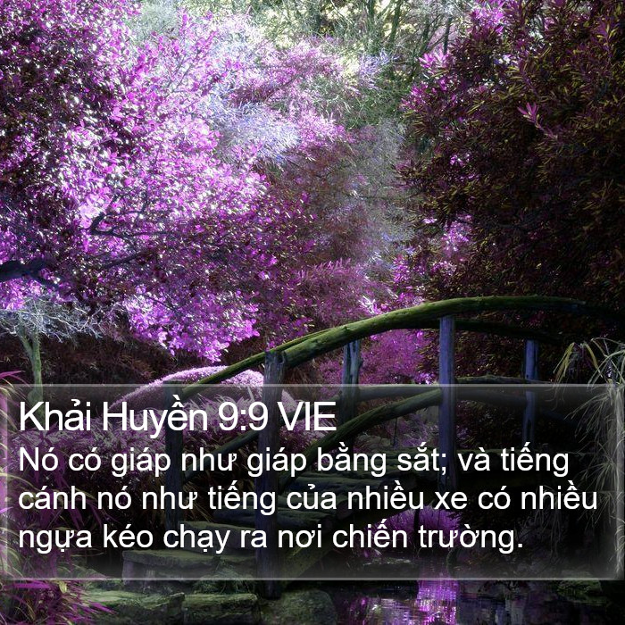 Khải Huyền 9:9 VIE Bible Study