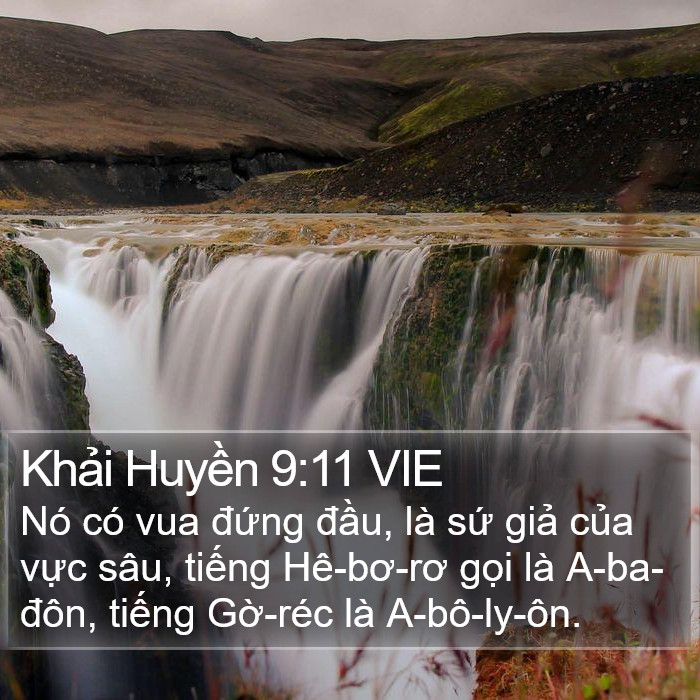 Khải Huyền 9:11 VIE Bible Study