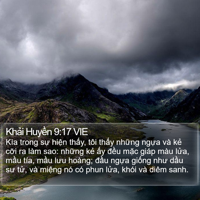 Khải Huyền 9:17 VIE Bible Study