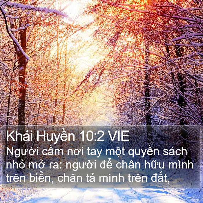 Khải Huyền 10:2 VIE Bible Study