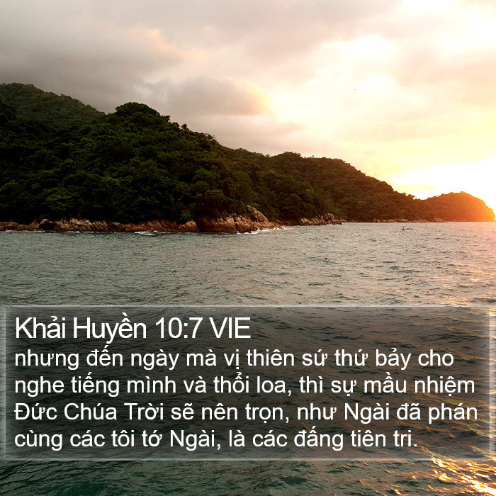 Khải Huyền 10:7 VIE Bible Study