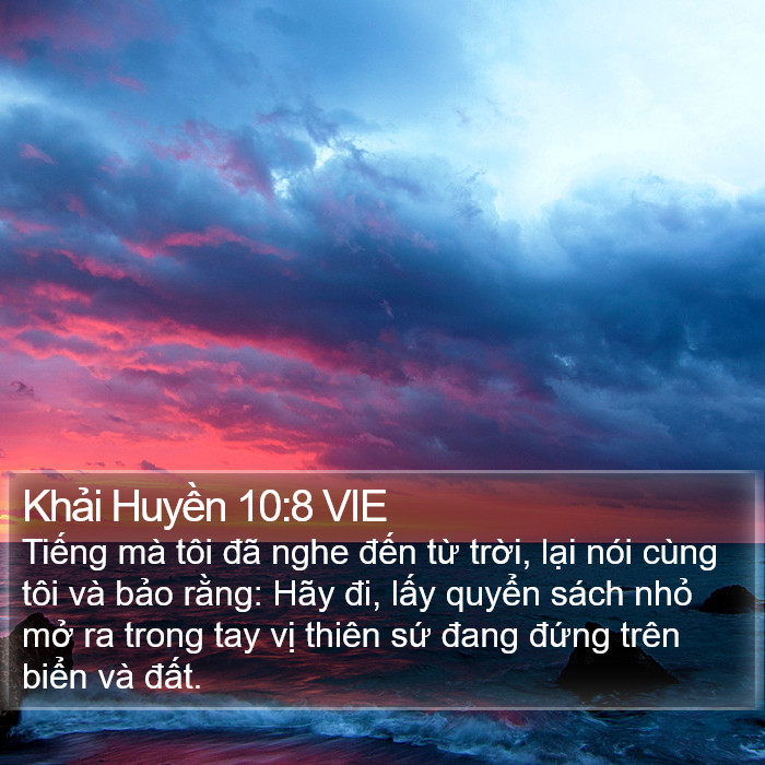 Khải Huyền 10:8 VIE Bible Study
