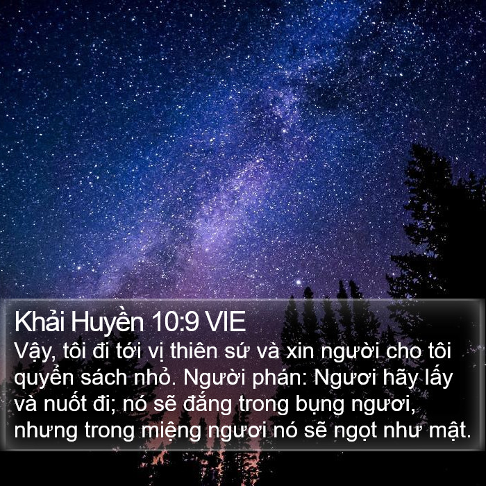 Khải Huyền 10:9 VIE Bible Study