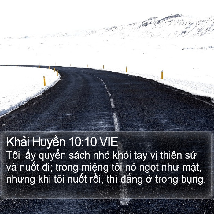 Khải Huyền 10:10 VIE Bible Study