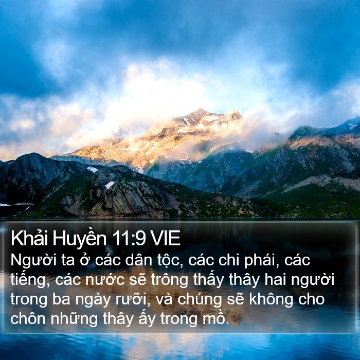 Khải Huyền 11:9 VIE Bible Study