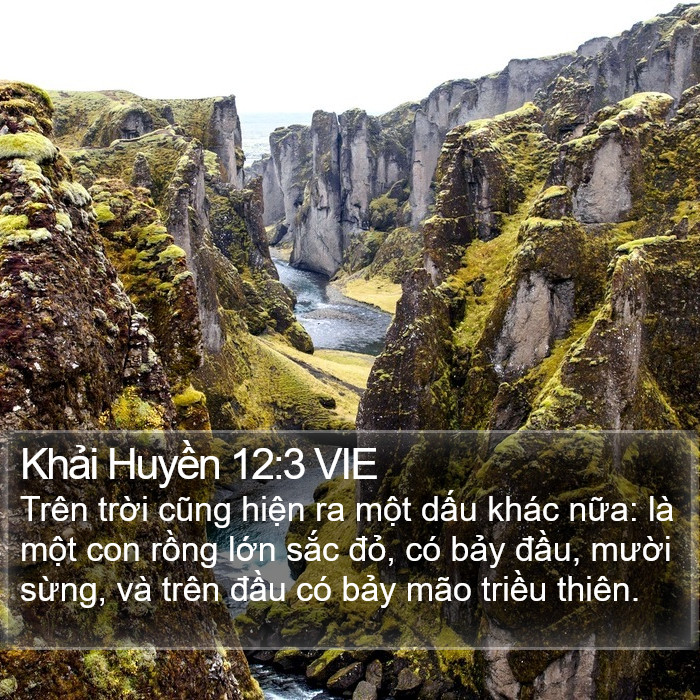 Khải Huyền 12:3 VIE Bible Study